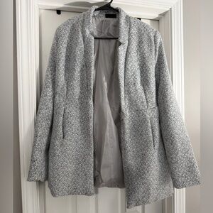 Vici Women's Gray Herringbone Blazer
